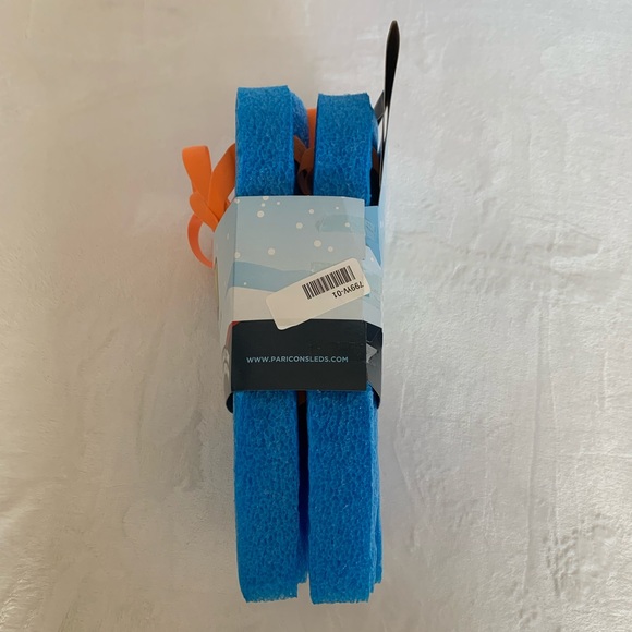 Snow Prints NIP w/ Orange Shoe Straps - Picture 8 of 11